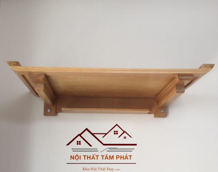 Bàn Thờ Treo Tường TT0095 Bàn thờ TT0095 có thiết kế cực kỳ đơn giản, rất nhiều khách hàng lựa chọn mua bàn thờ treo tường mẫu này