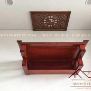 Bàn thờ treo tường gỗ hương mẫu TT002 thu hút từ sự đơn giản nhất