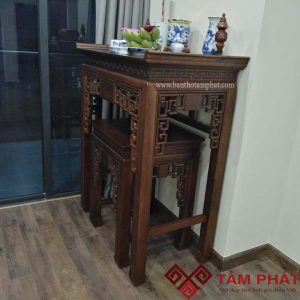 Bàn thờ gỗ Gụ mẫu BTG036