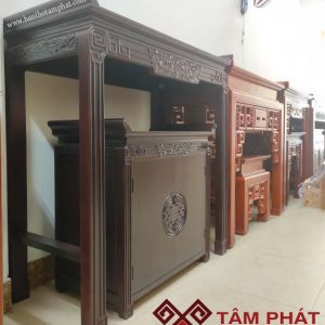 Mẫu bàn thờ đẹp gỗ Gụ BTG038