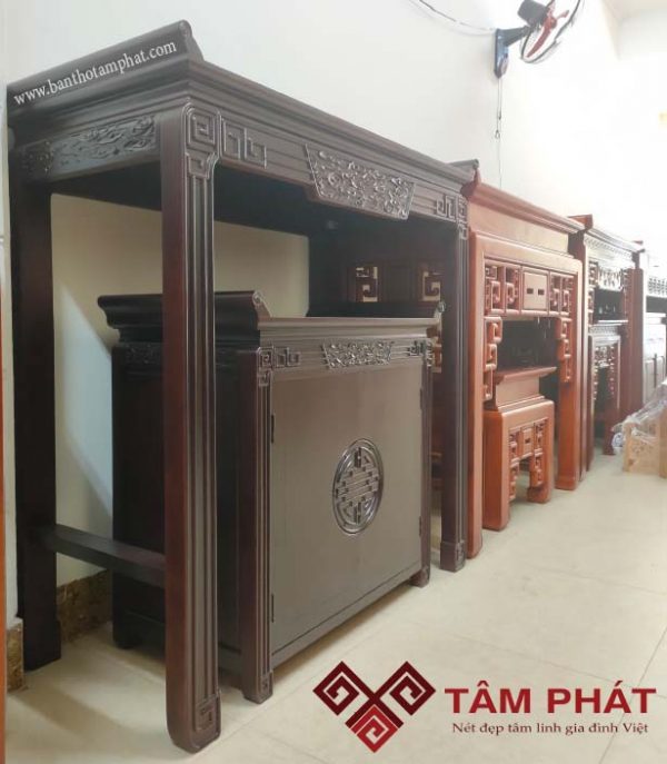 Mẫu bàn thờ đẹp gỗ Gụ BTG038