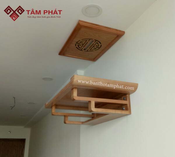 Thiết kế mẫu bàn thờ hiện đại