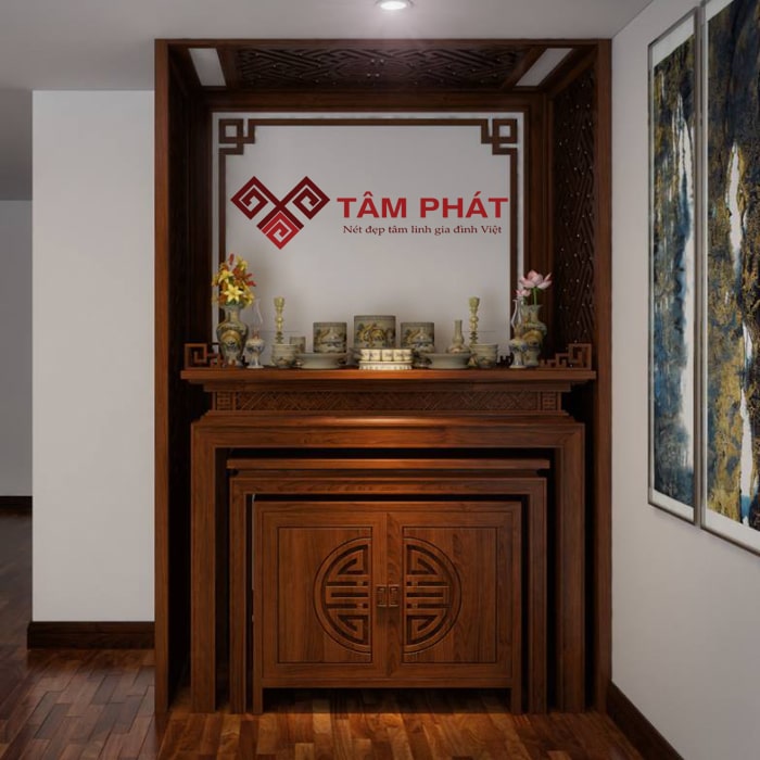 Bàn thờ đẹp của Tâm Phát - 33 Nguyễn Xiển