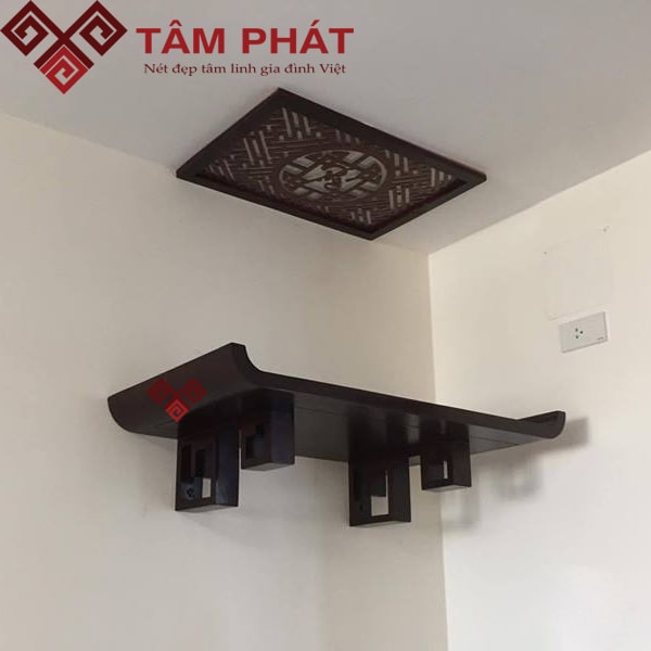 Mẫu bàn thờ treo tường đẹp