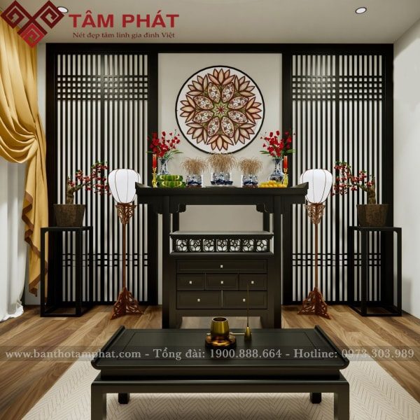 Mẫu bàn thờ đẹp hiện đại BT041