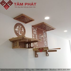 Mẫu bàn thờ treo 2 tầng TT0091