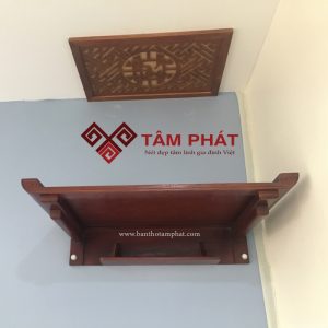 Bàn thờ thiết kế đơn giản và chắc chắn