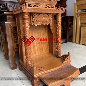 Mẫu Bàn Thờ Thần Tài Thổ Địa Mái Ngói BTT3309