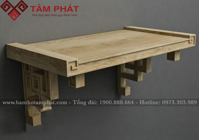 Mẫu bàn thờ TT0052 rất phù hợp với không gian căn hộ tôi sinh sống