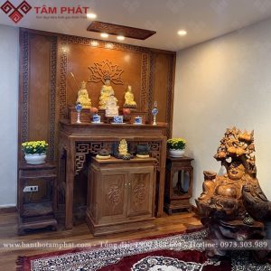 Bàn thờ gỗ Tâm Phát mẫu BT0069