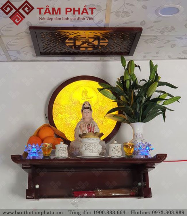 Trang thờ Phật Bà Quan Âm mẫu TT2096