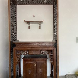 Bàn thờ đứng kết hợp bàn treo thờ Phật mẫu BT-1088