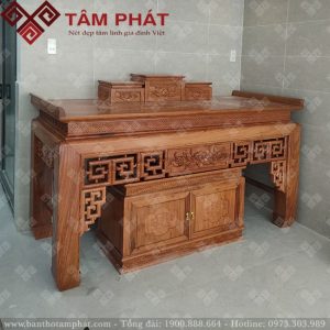 Bàn thờ gỗ hương đá hiện đại BT-1126